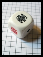 Dice : Dice - Poker Dice - Poker Single Large Poker Die White with Card Faces